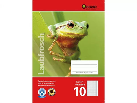 BUND Schulheft DIN A5 (Lineatur 10) kariert