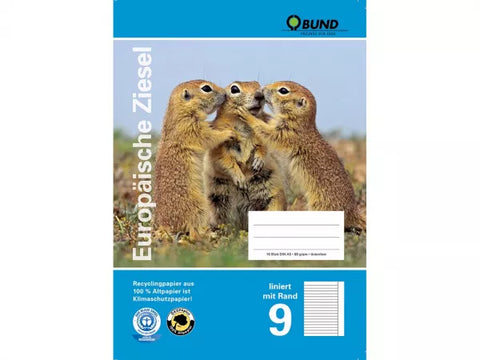 BUND Schulheft DIN A5 (Lineatur 9)