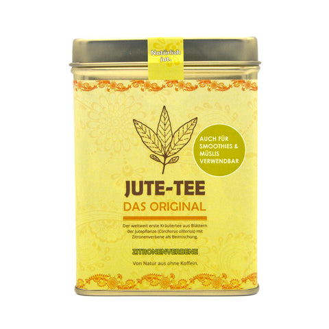 Jute Tee Zitronenverbene 50g mit Teedose