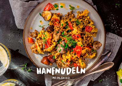 Dinkel-Hanf-Protein Nudeln Koralle 1kg (MHD)