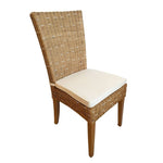 Esszimmer Stühle Rattanstühle Wintergarten Stühle Korbstühle Cardine 4 Stück Stuhl capuccino