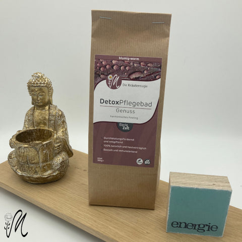3er Set - Detox Pflegebad Genuss, Kraft & Glück - Entgiftung (auch als Fussbad)