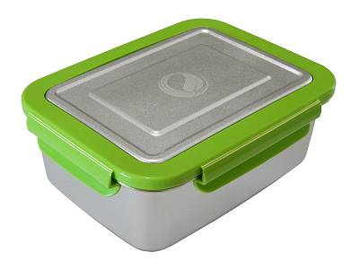 ECOtanka lunchBOX - Vesperdose aus Edelstahl (Deckel und Dose inkl. Verschlussrahmen)