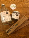 Plastikfreies Zahnputz Starter Set - inkl. erfrischendem Mundwasser (Glasflasche)