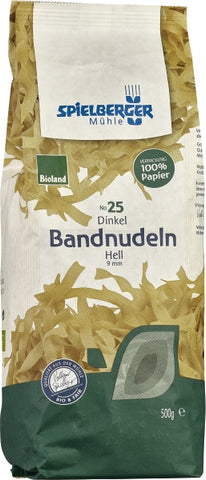 Bandnudeln Dinkel hell