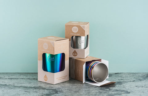 Trinkbecher aus Stahl - soulcup steel