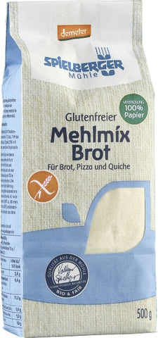 Glutenfreier Mehlmix Brot, demeter dunkel