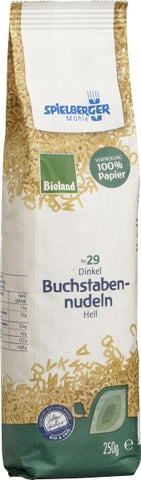 Buchstabennudeln Dinkel