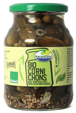 Bioland Bio-Cornichons 540 ml Pfandglas