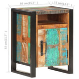 Nachttisch Altholz Massiv 40x35x55 cm
