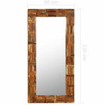 Wandspiegel Altholz Massiv 60x120 cm