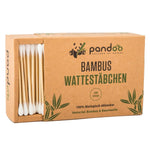 Bambus Wattestäbchen plastikfrei mit Bio-Baumwolle 200 Stk