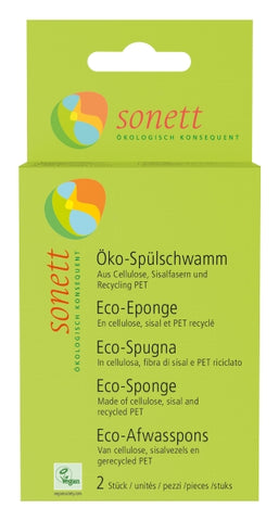 8 Sonett Öko-Spülschwämme (in 2er Sets verpackt)
