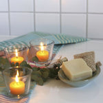 16 Stk. Bienenwachs Teelichter